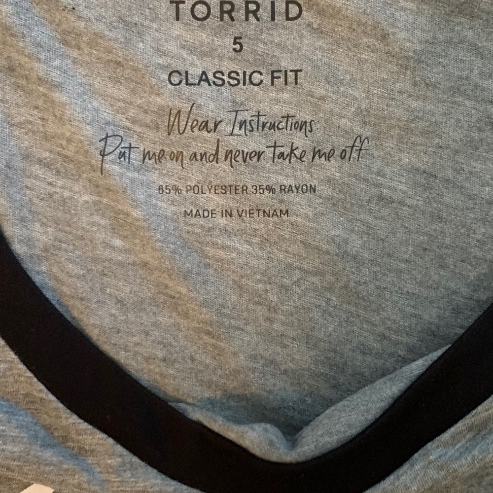 Torrid Baseball Mom Raglan Tee - Picture 4 of 8